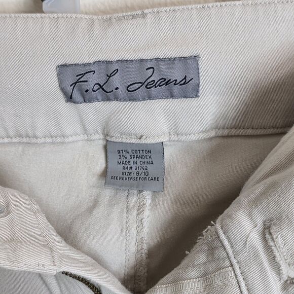 FL Jeans. Women's Capri Jeans Size 9/10 97% Cotton 3% Spandex - Picture 7 of 8